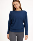 Budhi Langarm Yoga Top - Midnight