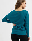 Budhi Longsleeve Yoga Shirt - Riverstone