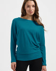Budhi Longsleeve Yoga Shirt - Riverstone