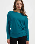 Budhi Longsleeve Yoga Shirt - Riverstone
