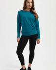 Budhi Longsleeve Yoga Shirt - Riverstone