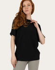 Budhi Short Sleeve Yoga Tee - Onyx Black
