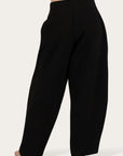 Dhara Barrel Yoga Pants – Onyx Black