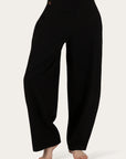 Dhara Barrel Yoga Pants – Onyx Black