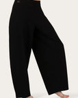 Dhara Barrel Yoga Pants – Onyx Black