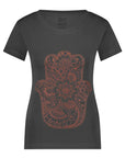 Hamsa Core Yoga-T-Shirt - Ash