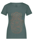Hamsa Core Yoga Tee - Forest