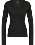 Ishtar Longsleeve Yoga Top - Onyx Black