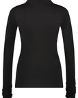 Ishtar Longsleeve Yoga Top - Onyx Black