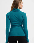 Ishtar Longsleeve Yoga Top - Riverstone