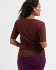 Kami Yoga Tee - Marron