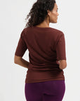 Kami Yoga Tee - Marron