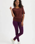 Kami Yoga Tee - Marron