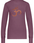 Karuna OM Yoga Langarmshirt- Mauve