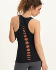 Luna Yoga Tank Top - Urban Black