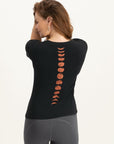 Luna Yoga Tee - Urban Black