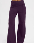 Maeve Wide Yoga Pants - Berry