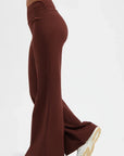 Maeve Wide Yoga Pants - Marron