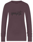 Namaste Core Yoga-Longsleeve - Berry