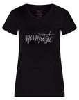 Namaste Core Yoga Tee - Onyx Black