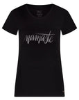 Namaste Core Yoga Tee - Onyx Black