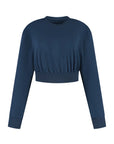 Naya Cropped Yoga Longsleeve - Midnight