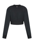 Naya Yoga Cropped Yoga Longsleeve - Onyx Black