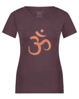 Om Core Yoga Tee - Berry