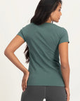 Om Core Yoga Tee - Forest