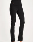 Pranafied Flared Yoga Pants - Onyx Black