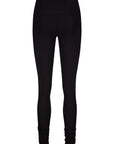 Sati High Waist Yoga Leggings - Onyx Black