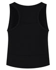 Sati Yoga Crop Tank - Onyx Black