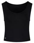 Seris Yoga Crop Tank - Onyx Black