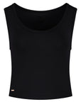 Seris Yoga Crop Tank - Onyx Black
