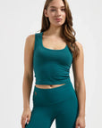 Seris Yoga Crop Tank - Seamoss