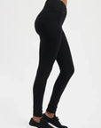Tara Pocket Yoga Leggings - Onyx Black