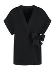 Yumea Kimono Yoga Top - Onyx Black