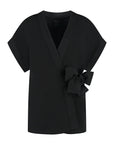 Yumea Kimono Yoga Top - Onyx Black