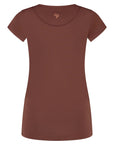 Zefira Yoga Tee - Marron