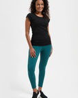 Zefira Yoga Tee - Onyx Black
