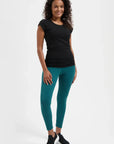 Zefira Yoga Tee - Onyx Black