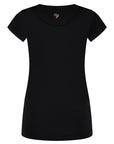 Zefira Yoga Tee - Onyx Black