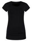 Zefira Yoga Tee - Onyx Black