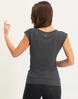 Asana Yoga Tee - Ash