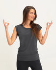 Asana Yoga Tee - Ash