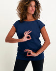 Asana Yoga Tee - Midnight