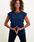 Asana Yoga Tee - Midnight