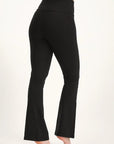 Aura Flared Yoga Sporthose – Onyx Black