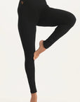 Bhaktified Yoga Legging – Onyx Black