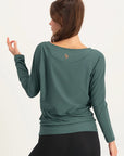 Budhi Yoga Langarmshirt - Forest